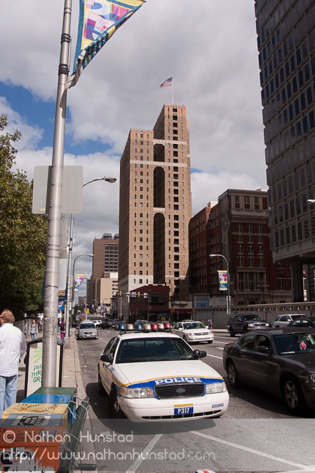 A street in downtown Philadelphia
